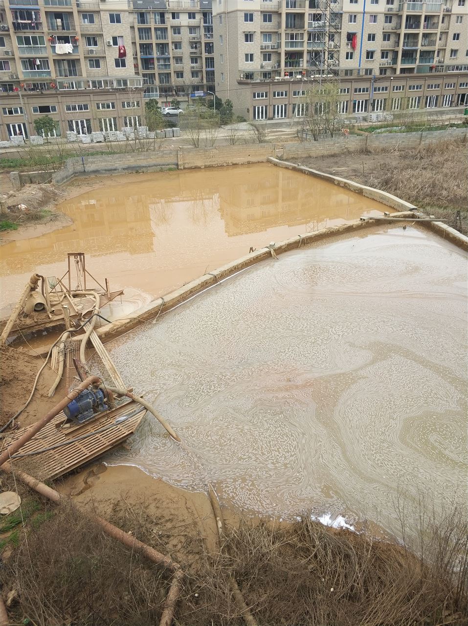 大庆沉淀池淤泥清理-厂区废水池淤泥清淤